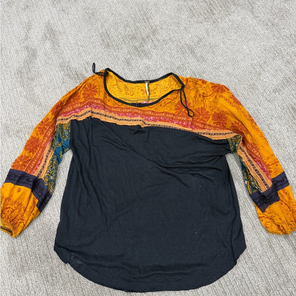 Free People Multicolor Bohemian Women's Top
